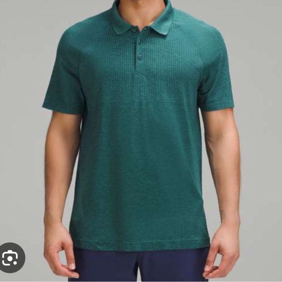 lululemon athletica Other - lululemon athletica Men's Polo Shirt - Green M